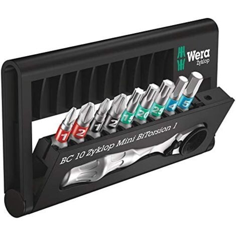 Wera Bit-Check 10 Zyklop Mini BiTorsion 1
