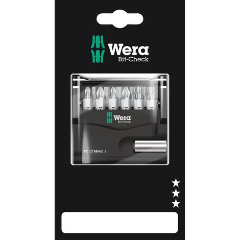 Wera Bit-Check 12 Metal 1 SB