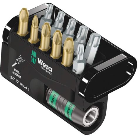 Wera, Bit-Check 12 Wood 1, 12 pezzi