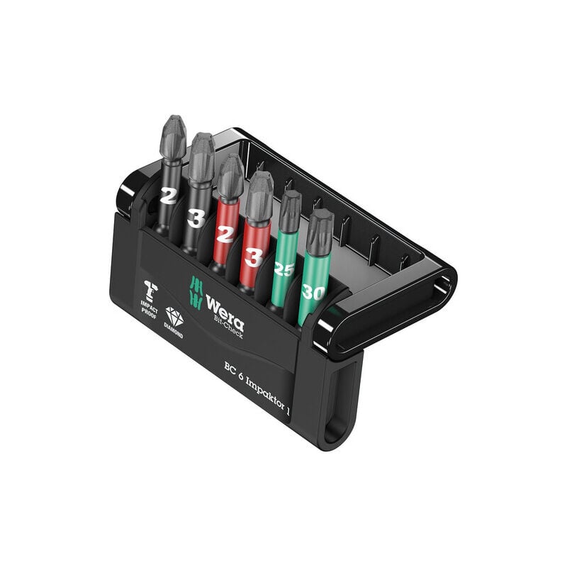 Wera - Etui de 6 Embouts Bit Check Impaktor