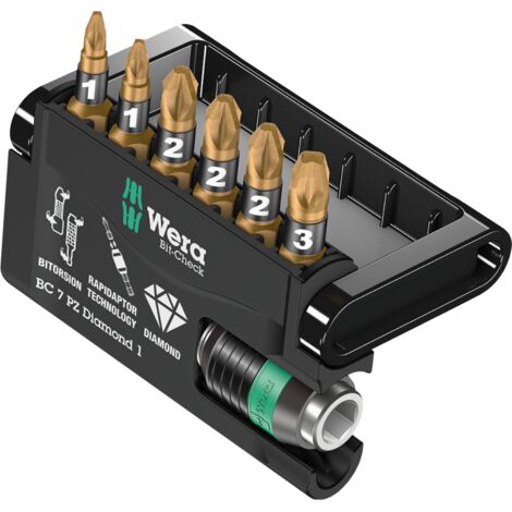 WERA Bit-Check 7 PZ Diamond 1