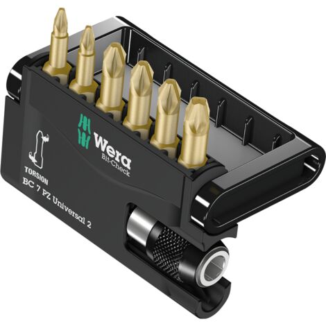 Wera Bit-Check 7 PZ Universal 2, 7-teilig