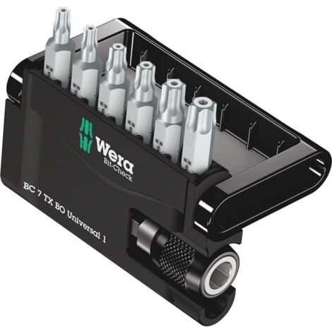Wera, Bit-Check 7 TX BO Universal 1, 7 pezzi