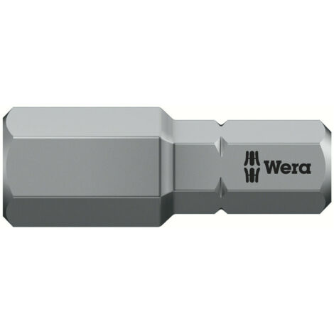 WERA Bit-Einsatz 840/1Z 1/4"sechskant 8.0/25 mm Innensechskant