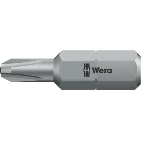 WERA Bit-Einsatz 851/1RZ 1/4"sechskant f. Schnellbauschrauben PH 2/25 mm Pillips