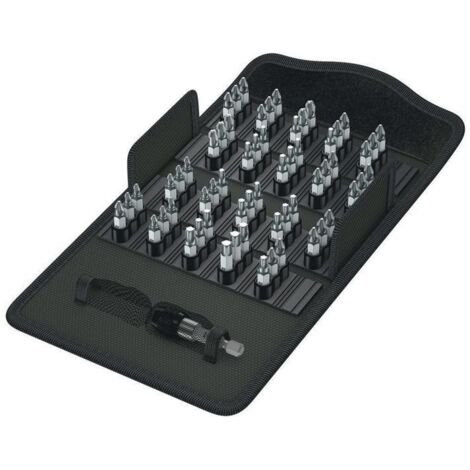 Wera Bit Safe 61 Wood 1 Universal Bithalter Box Holz 61tlg. 05057442001