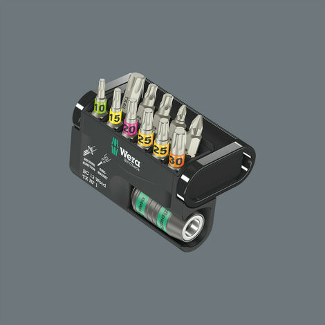 Wera Bit-Sortiment, Bit-Check 12 Wood TX HF 1 SB, 12-teilig, 05073641001