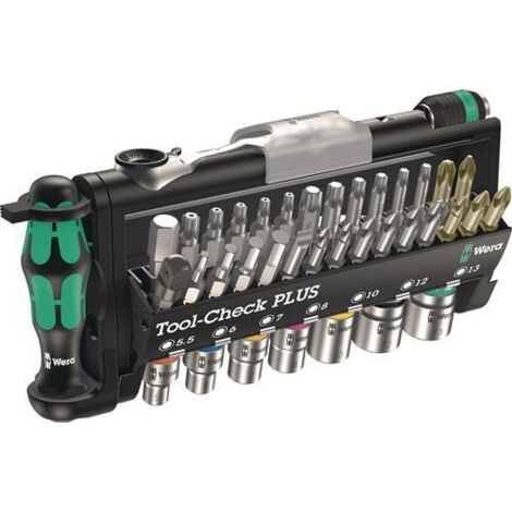 WERA Bitsortiment 39-teilig Tool Check Plus Bit-Ratsche