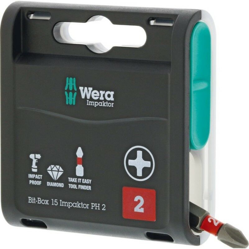 

Surtido De Puntas 15 Impaktor Ph2X 25Mm 15Er Box Wera