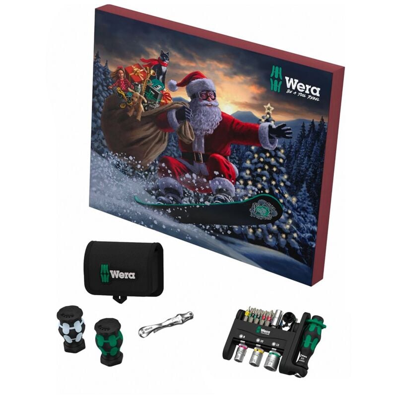 Calendrier de l'avent 2024 WERA 05136609001 (25 pièces)