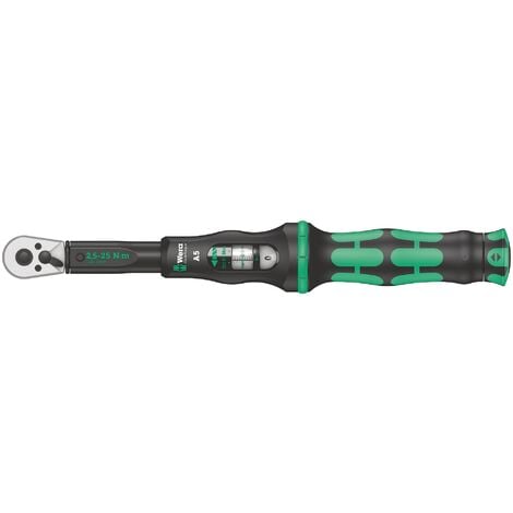 WERA Drehmomentschlüssel Click-Torque A5, 2,5-25 Nm, 1/4"