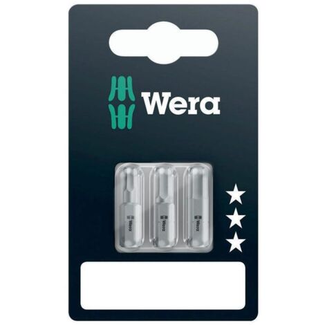 Wera - Innensechskant-Bits auf SB-Karte, 3 tlg. - 05073344001
