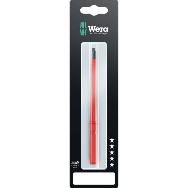 Wera - kk 67 i torx® pour électricien, pour lélectronique et la mécanique de précision, vde, pour latelier torx lame interchangeab