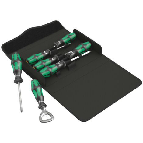 Wera Kraftform 300/7 Set 3 Schraubendrehersatz Kraftform Plus, 7-teilig