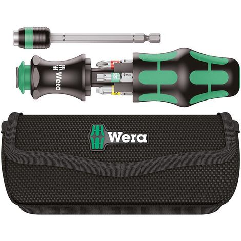 Wera Kraftform Kompakt 20 Tool Finder 1 mit Tasche, 7-teilig