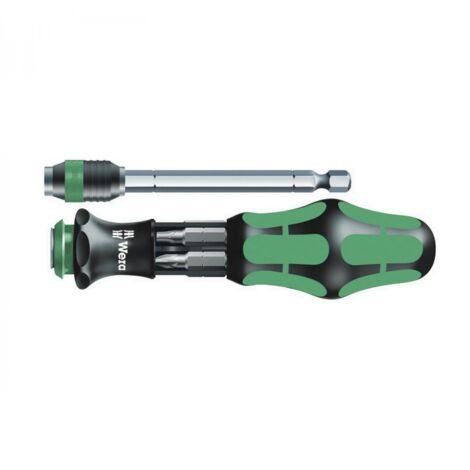 Wera Schraubendreher Kraftform Kompakt 20, Bit-Magazinhalter 7-tlg. inkl. Tasche