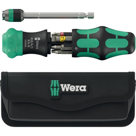 Wera Kraftform Kompakt 26 RA-R  Bit-Schraubendreher 1/4"