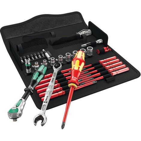 WERA Kraftform Kompakt 35-teilig, W 1 für Wartung