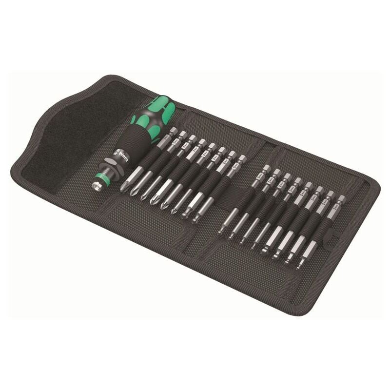 Wera - Kraftform Kompakt 60 kk Bit Holding Screwdriver 17 Piece Set