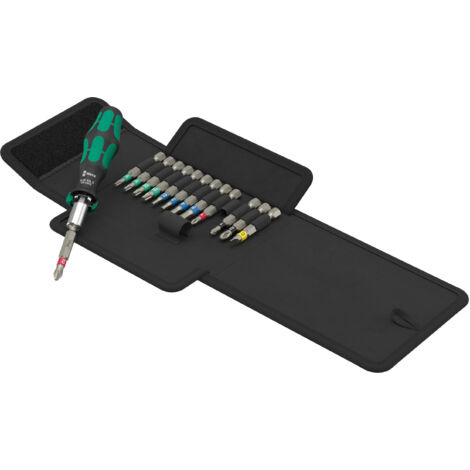 Wera Kraftform Kompakt 838 RA S Set 1 05051060001 Jeu d'embouts 14 pièces cruciforme Phillips, vis Pozidriv, TORX, 6 pa