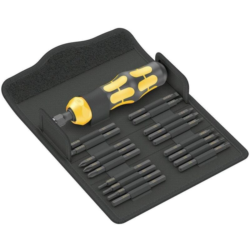 Kraftform Kompakt 900 Imperial Set 1 Tournevis porte-embouts 1/4 - Wera