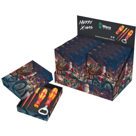 Wera Kraftform Kompakt VDE Set Christmas 2024, 4-tlg.
