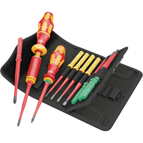 Wera Kraftform Kompakt VDE 16 Torque extra slim 1  Drehmoment-Schraubendreher-Set