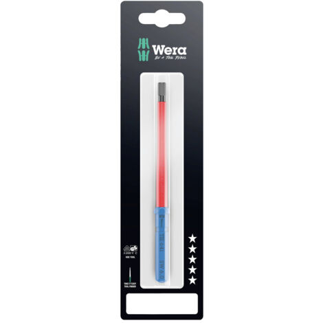Wera Kraftform Kompakt VDE 64 i 6,0 x 157 mm TIE SB Elektriker Innen-Sechskant Wechselklinge 6.0 mm