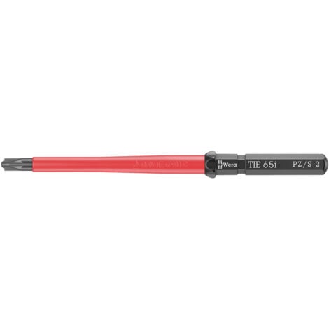 Wera Kraftform Kompakt VDE 65 i PZ/S 2 x 157 mm TIE Elektriker Plus/Minus Wechselklinge 2 mm