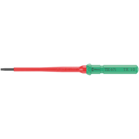 Wera Kraftform Kompakt VDE 67 i TX 10 x 157 mm TIE Elektriker TORX Wechselklinge  TX 10