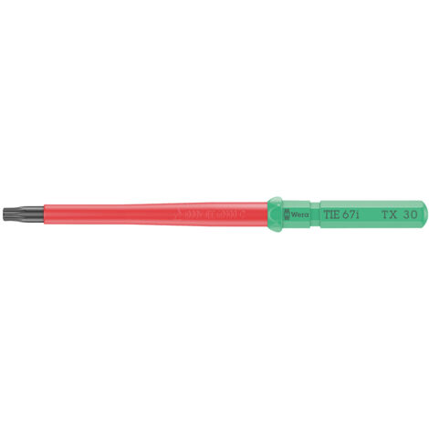 Wera Kraftform Kompakt VDE 67 i TX 30 x 157 mm TIE Elektriker TORX Wechselklinge TX 30