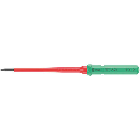 Wera Kraftform Kompakt VDE 67 i TX 9 x 157 mm TIE Elektriker TORX Wechselklinge