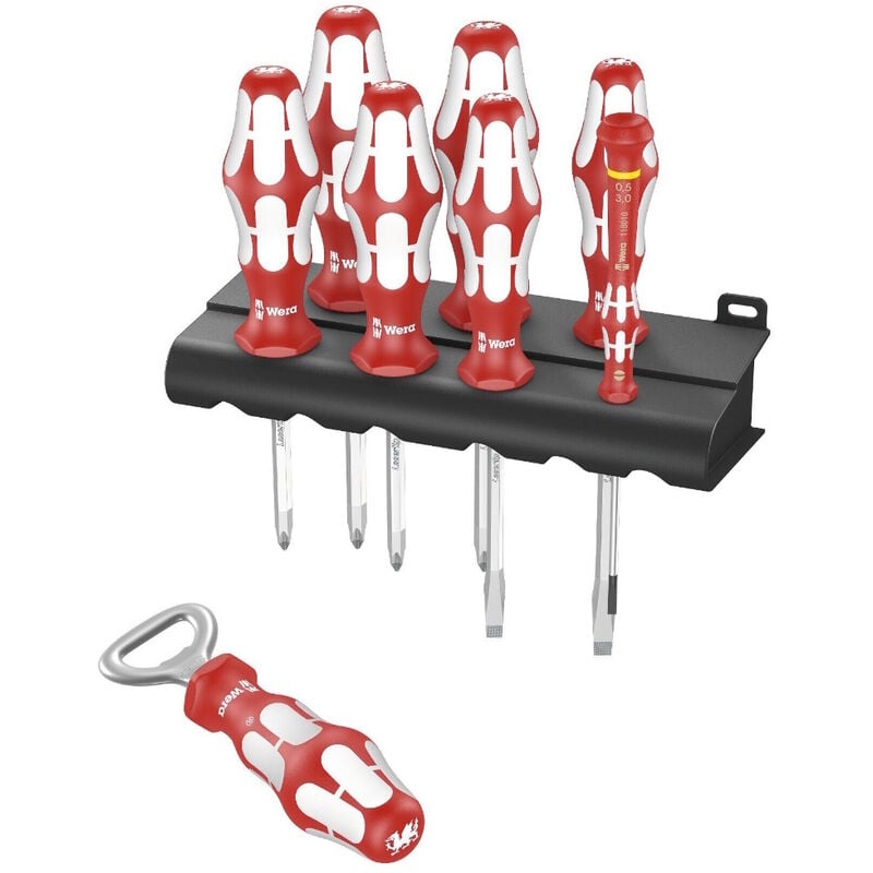 Kraftform Sports Edition Wales - 8 Piece Screwdriver Set sl/pz/ph 347821 limited edition - Wera