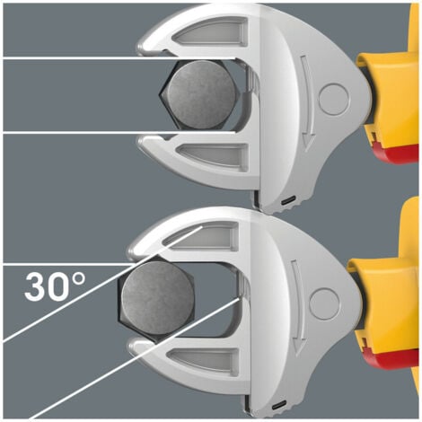 WERA Maulschlüssel-Set Joker selbstjustierend VDE 4-teilig 7-19mm