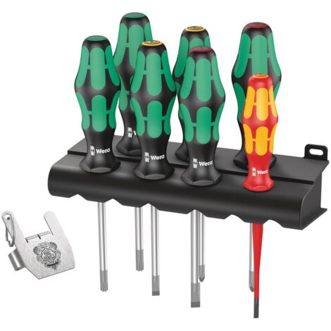 Wera Schraubendrehersatz Kraftform 7tlg. Heavy Metal Flaschenöffner 05138711001
