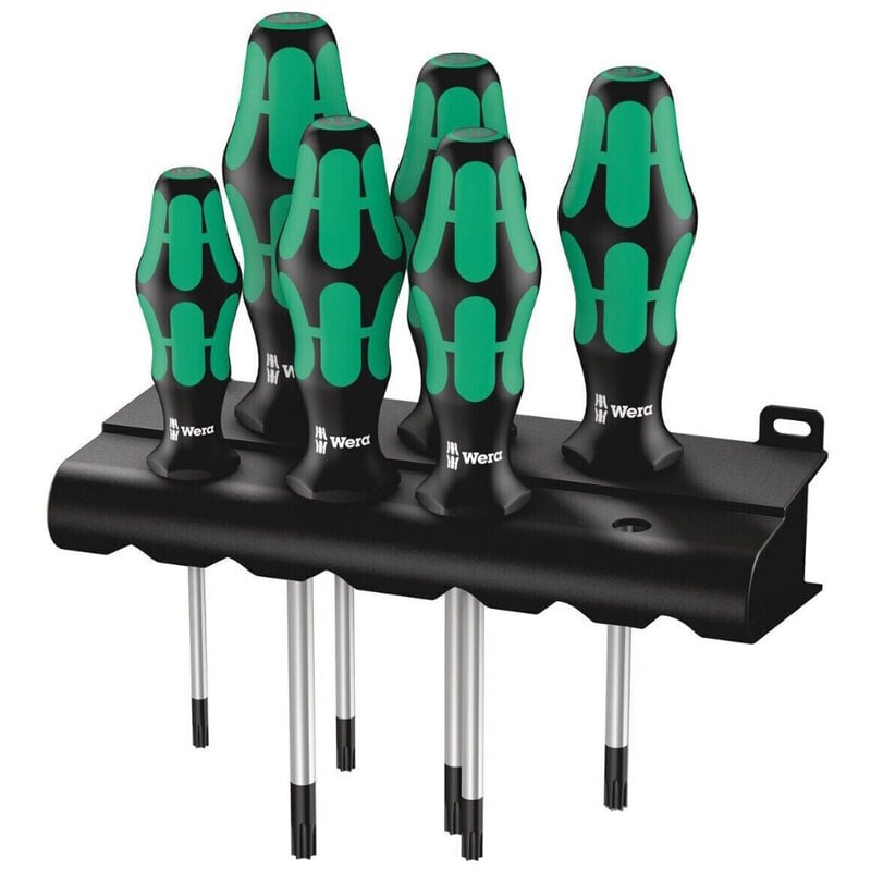 Wera - Screwdriver Set 6 Piece Kraftform T10-T40 Torx 367/6 02806 05028062001