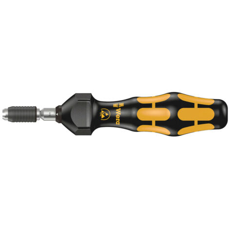 Wera Serie 7400 Kraftform ESD einstellbarer Drehmomentschraubendreher mit Schnellwechselfutter, 7436 ESD x 0,3-1,0 Nm