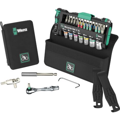 Wera Set da bicicletta 3 A, 40 pezzi