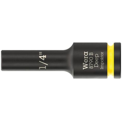 WERA Steckschlüsseleinsatz 8790 B Impaktor Deep 3/8 Zoll 1/4 Zoll L.63mm WERA