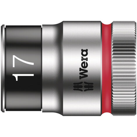 Wera Steckschlüsseleinsatz 8790 HMC HF 1/2" 6-kant SW 17 mm Länge 37 mm - 5003737001