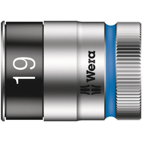 Wera Steckschlüsseleinsatz 8790 HMC HF 1/2" 6-kant SW 19 mm Länge 37 mm - 5003739001