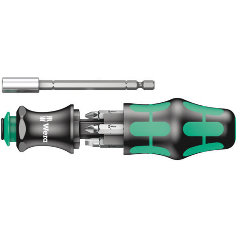 Wera Teleskop-Bithalter Kraftform Kompakt 28 SB mit 6 Bits - 073240