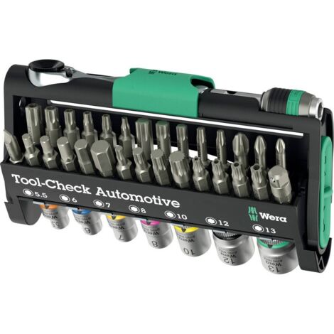Wera Tool-Check Automotive 1 Set 38 pezzi nero