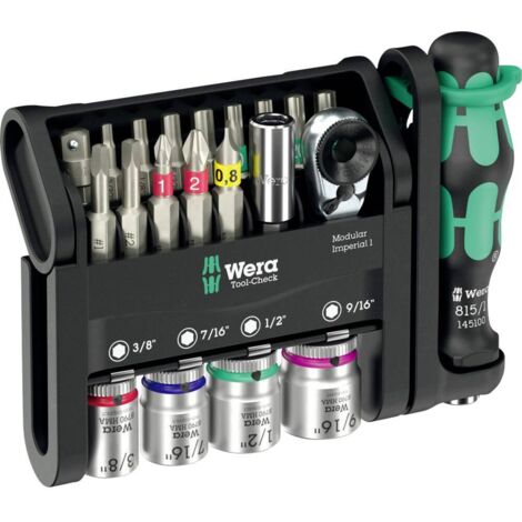 Wera Tool-Check Modular Imperial 1 05049001001 Kit utensili 21 parti