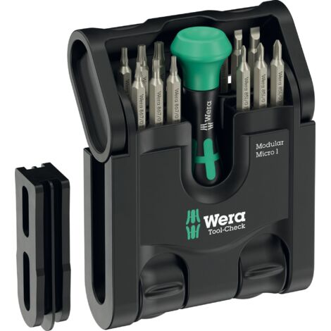 Wera Tool-Check Modular Micro 1 Ensemble d'outils vert