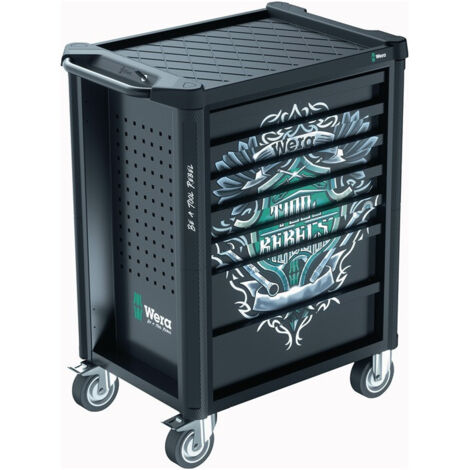 wera TOOL REBEL 9700 carro de taller plástico resistente