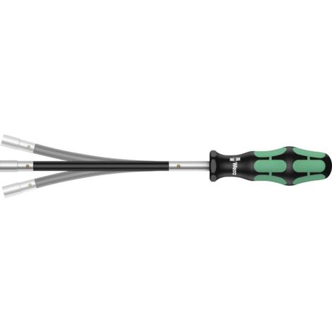 Wera – Pince-tournevis flexible 7mm – Acier à outils – Pour espaces restreints – Transmission de force optimale – Design ergonomique
