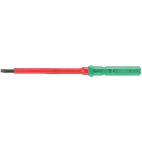Wera VDE Wechselklinge für TX Schrauben, Kraftform Kompakt VDE 67 i TX Take it easy, TX 20 x 157 mm