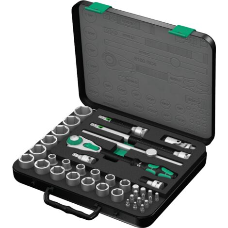 Wera Vierkant 1/2", imperial 8100 SC 4 Zyklop Speed Ratschen-Satz