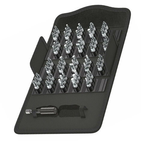 Wera WER057122 Bit-Safe 8600/889-60 TZ Extra Tough Bits SL Hex PH PX Torx 61 Piece